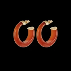 Abalone Hoop in Red