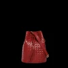 Adele Bucket Handbag in Rouge