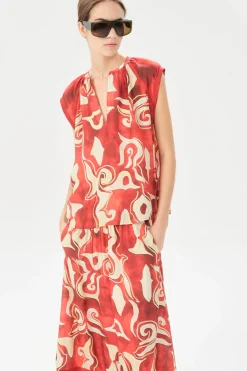 Alvarado Keyla Top in Red