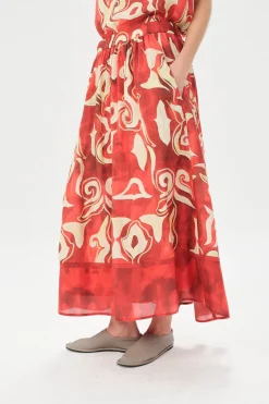 Alvarado Mimi Skirt in Red