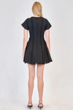 Anielle Mini Dress in Black