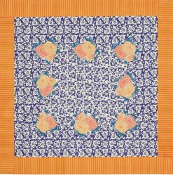 Arabesque Corolla Square Tablecloth