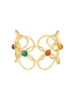 Arabesque Cuff with Stones