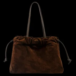 Asisi Tote in Chocolate Suede