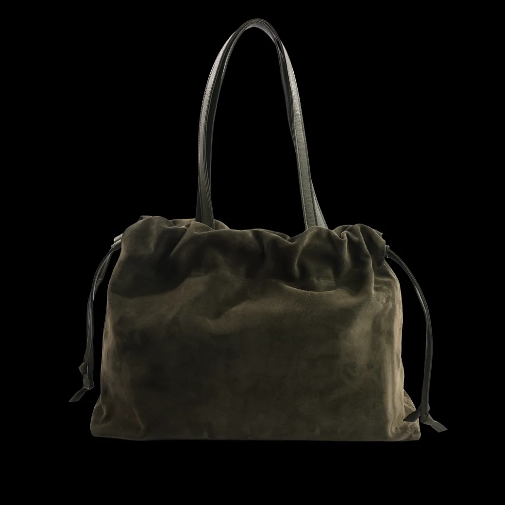 Asisi Tote in Olive Suede