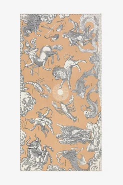 Astrology Scarf in Natural
