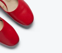 Aubrey May Jane Flat in Red