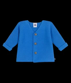 Baby Cardigan in Electric Blue