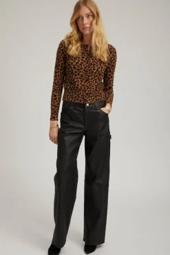 Baby Cardigan in Leopard