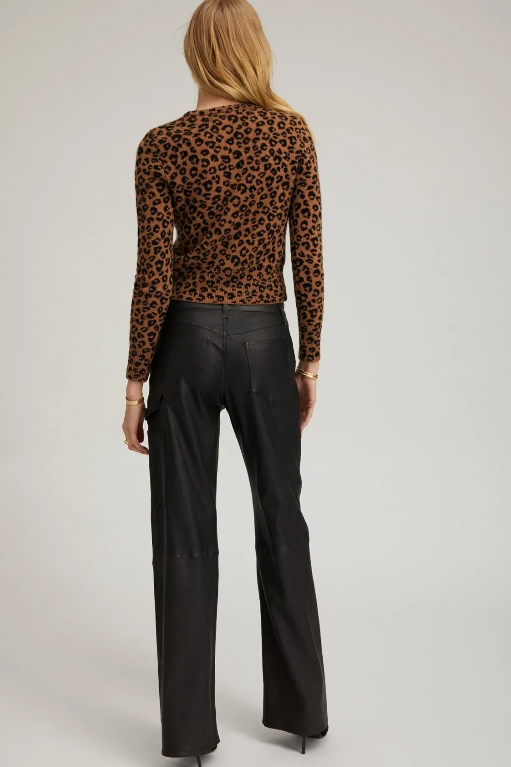 Baby Cardigan in Leopard