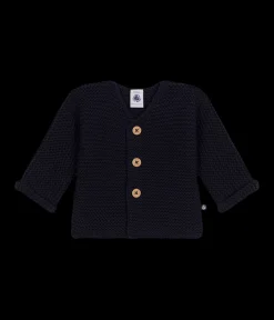 Baby Cardigan in Navy