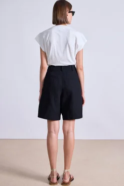 Bari Midi Short in Black