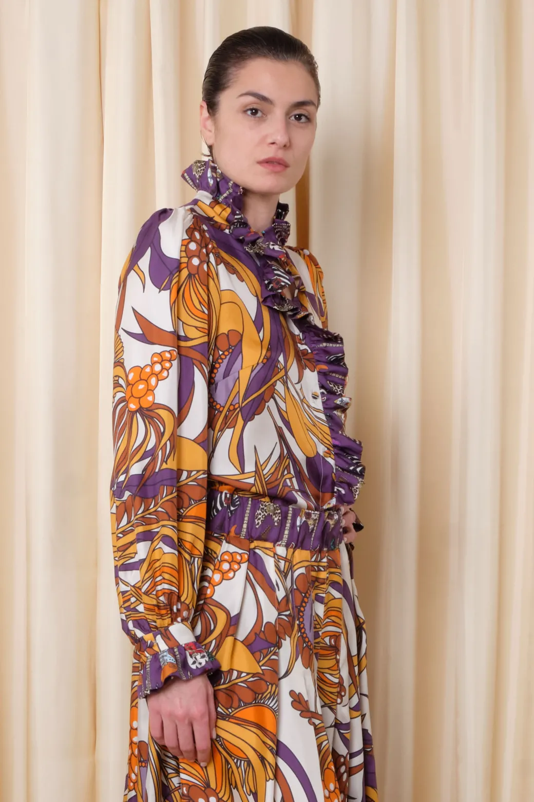 Baronne Top in Corail Pumpkin