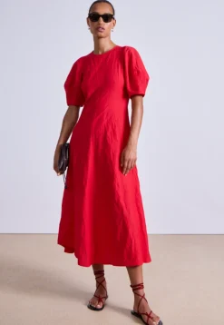 Bettina Maxi Dress in Red