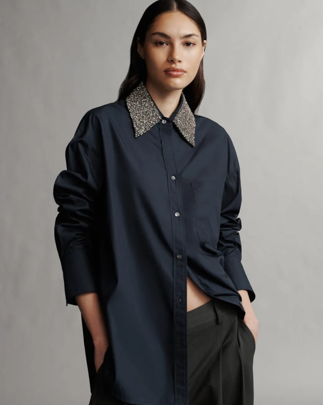 Big Joe with Crystal Collar in Midnight