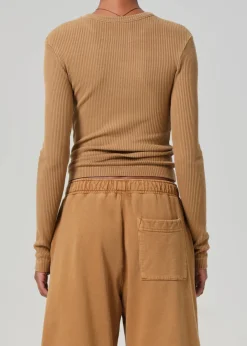 Bina Crewneck in Brown