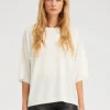 Boxy T-Shirt in Chalk