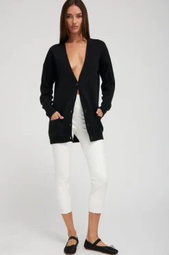 Boyfriend Cardigan in Black