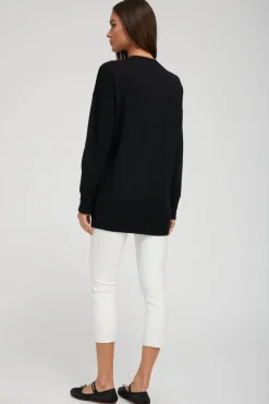 Boyfriend Cardigan in Black