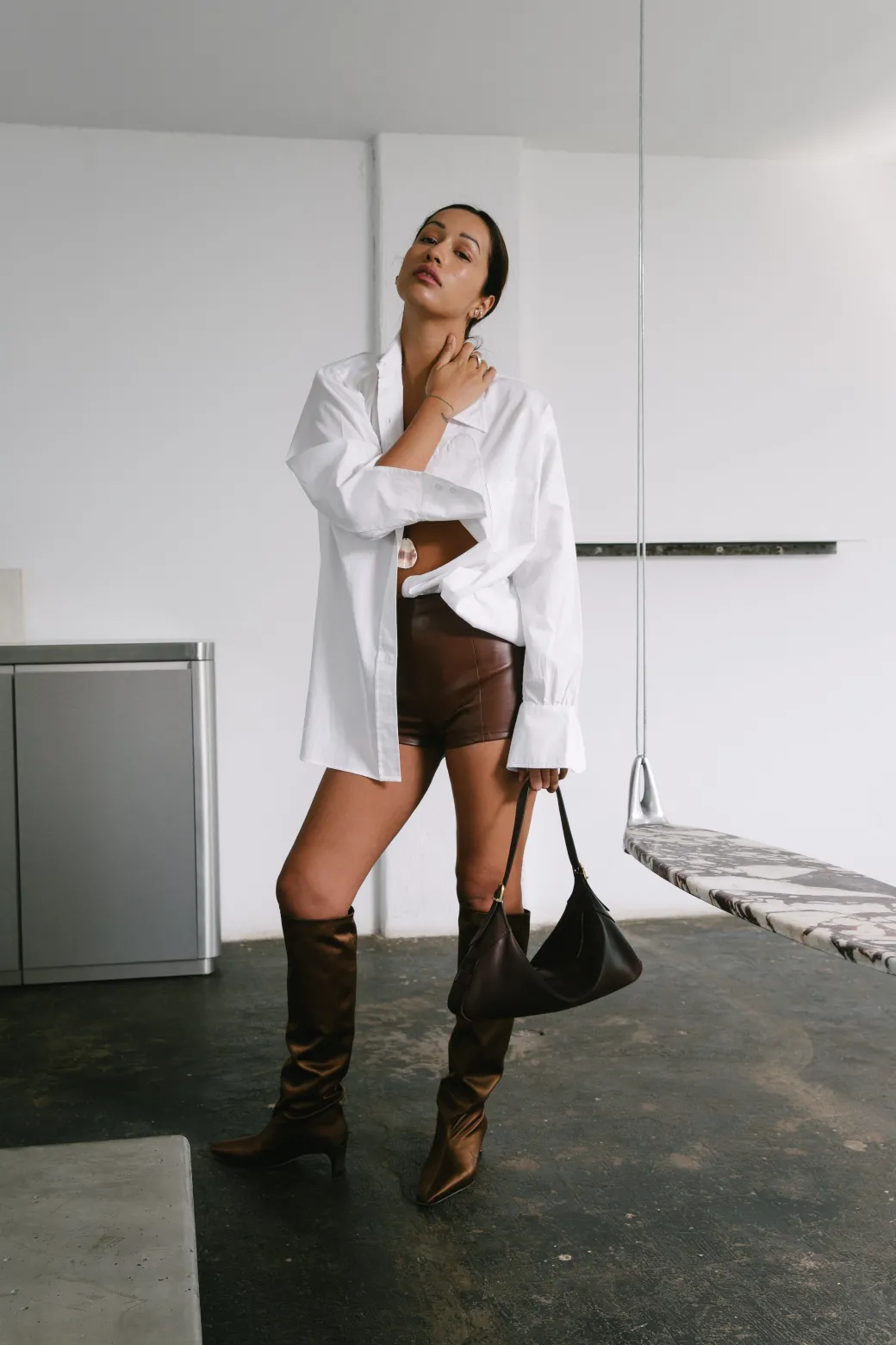 Boyfriend Shirt in White