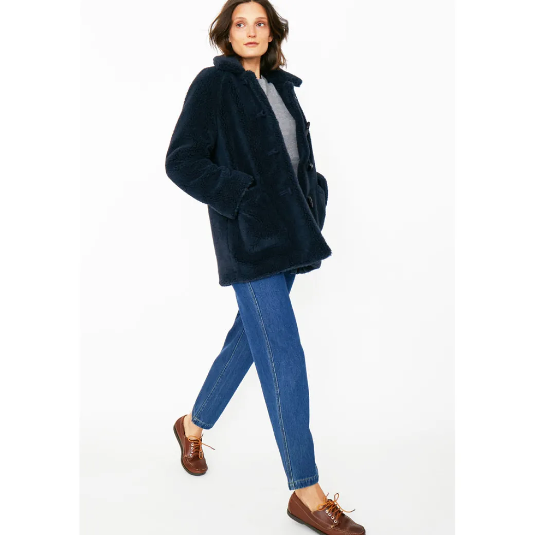 Brooks Coat in Navy