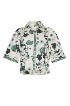 Calvia Shirt in Willa Egret