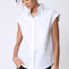 Candice DC Shirt in White Oxford