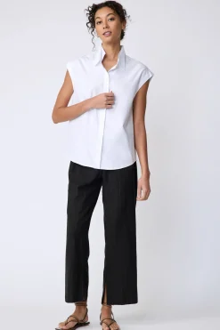 Candice DC Shirt in White Oxford
