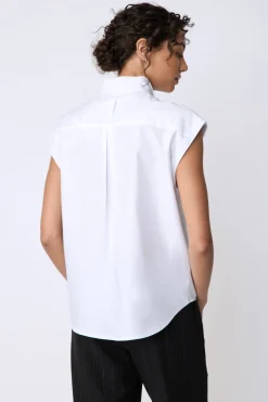 Candice DC Shirt in White Oxford