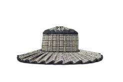 Capri Hat in Black Bamboo