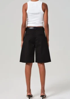 Cara Pleated Short in Black