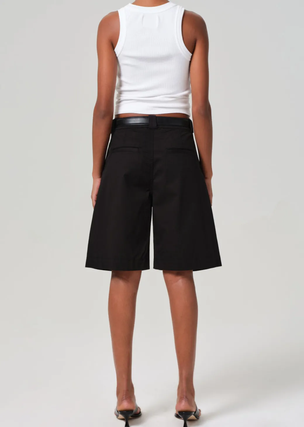 Cara Pleated Short in Black