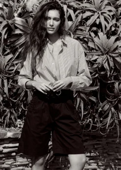 Cara Pleated Short in Black