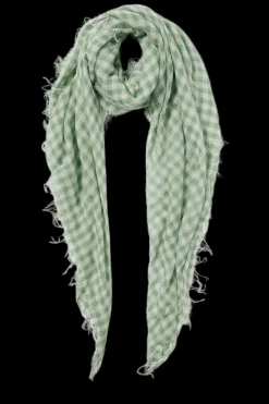 Cashmere and Silk Scarf in English Ivy