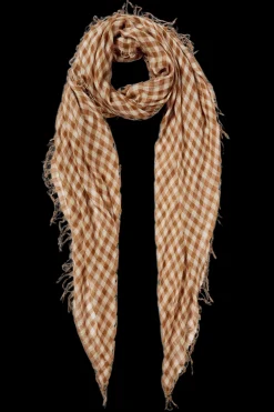 Cashmere and Silk Scarf in Cafe