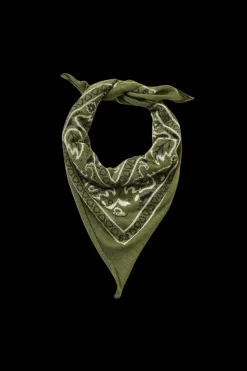 Cashmere Bandana in Bronze Green