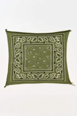 Cashmere Bandana in Bronze Green