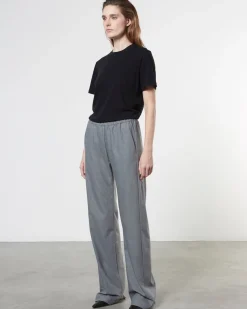 Cashmere Loose Tee in Black