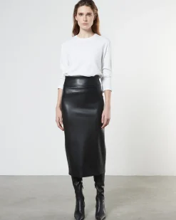 Cashmere Loose Tee in White