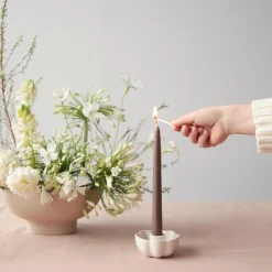 Ceramic Fleur Taper Holder