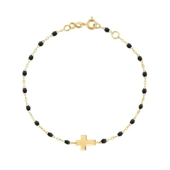 Classic Cross Bracelet in Yellow Gold