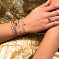 Classic Cross Bracelet in Yellow Gold