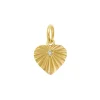 Classic Heart Lumiere Pendant in Yellow Gold