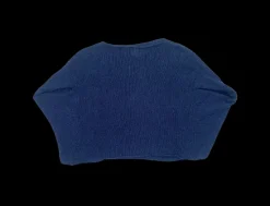 Cotton Sweater in Navy