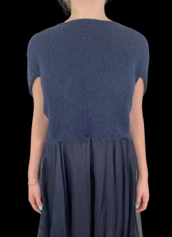 Cotton Sweater in Navy