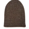 Double Cap Beanie in Brown