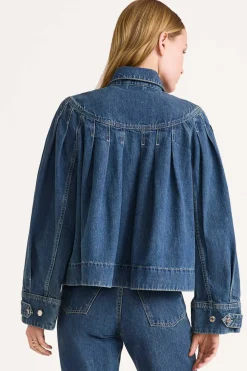 Easton Blue Jacket in Denim