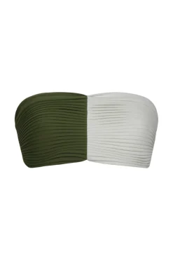 Emma & Frida Bikini in Green and Ivory