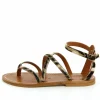 Epicure Cross Strap Sandal in Tiger
