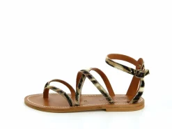 Epicure Cross Strap Sandal in Tiger
